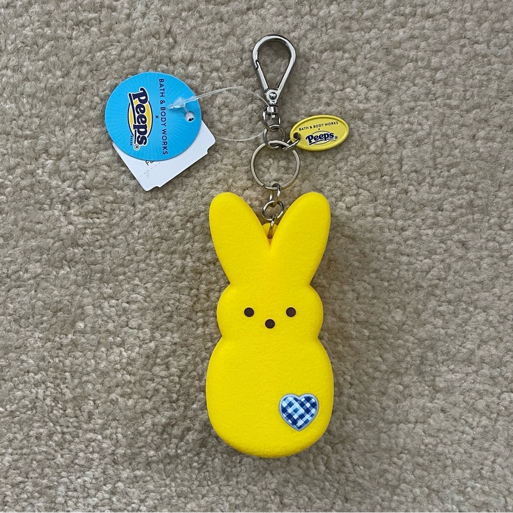 Bath & Body Works PEEPS Yellow Marshmallow Bunny PocketBac Holder